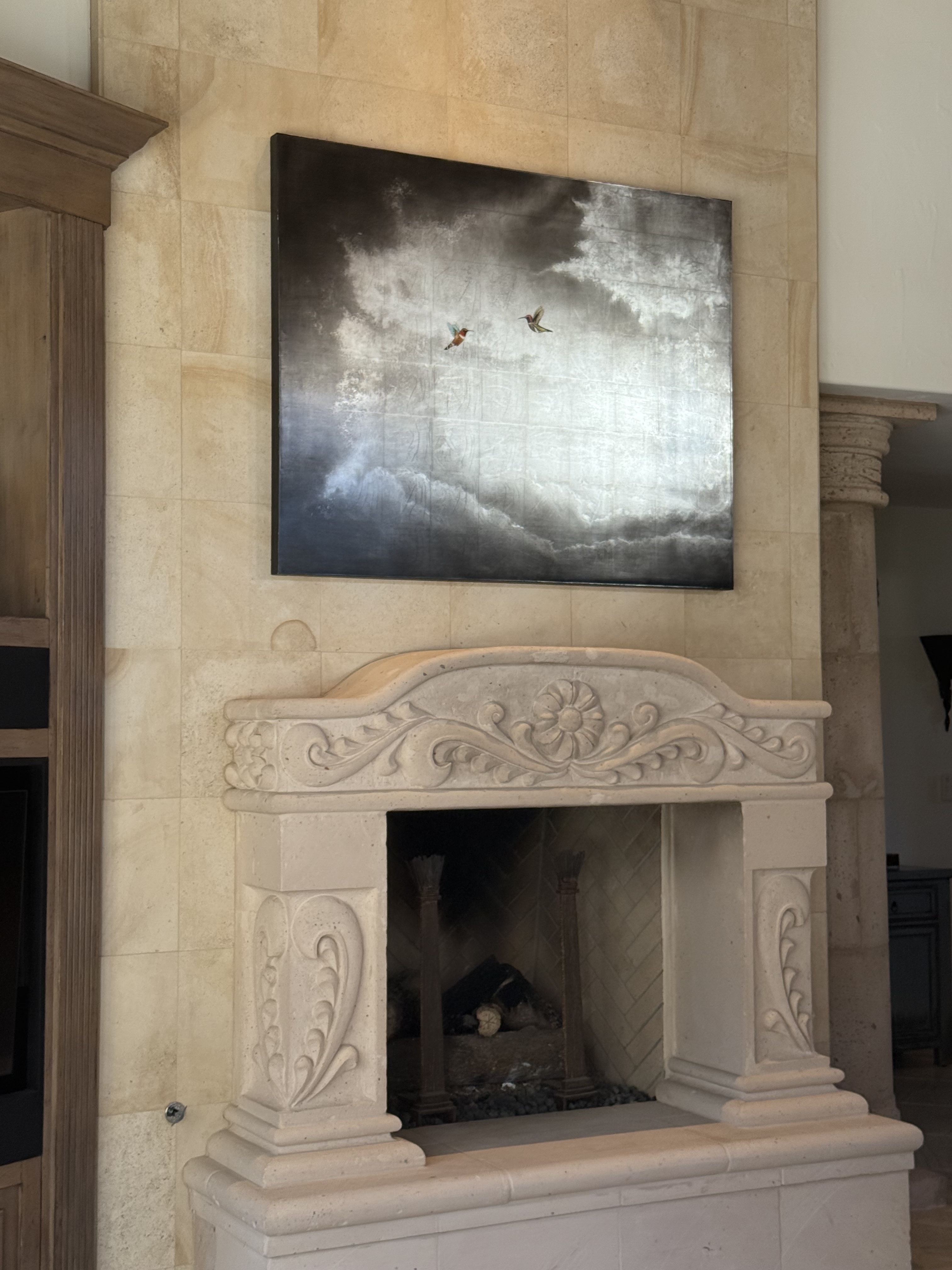 Carolyn Reynolds hummingbird painting